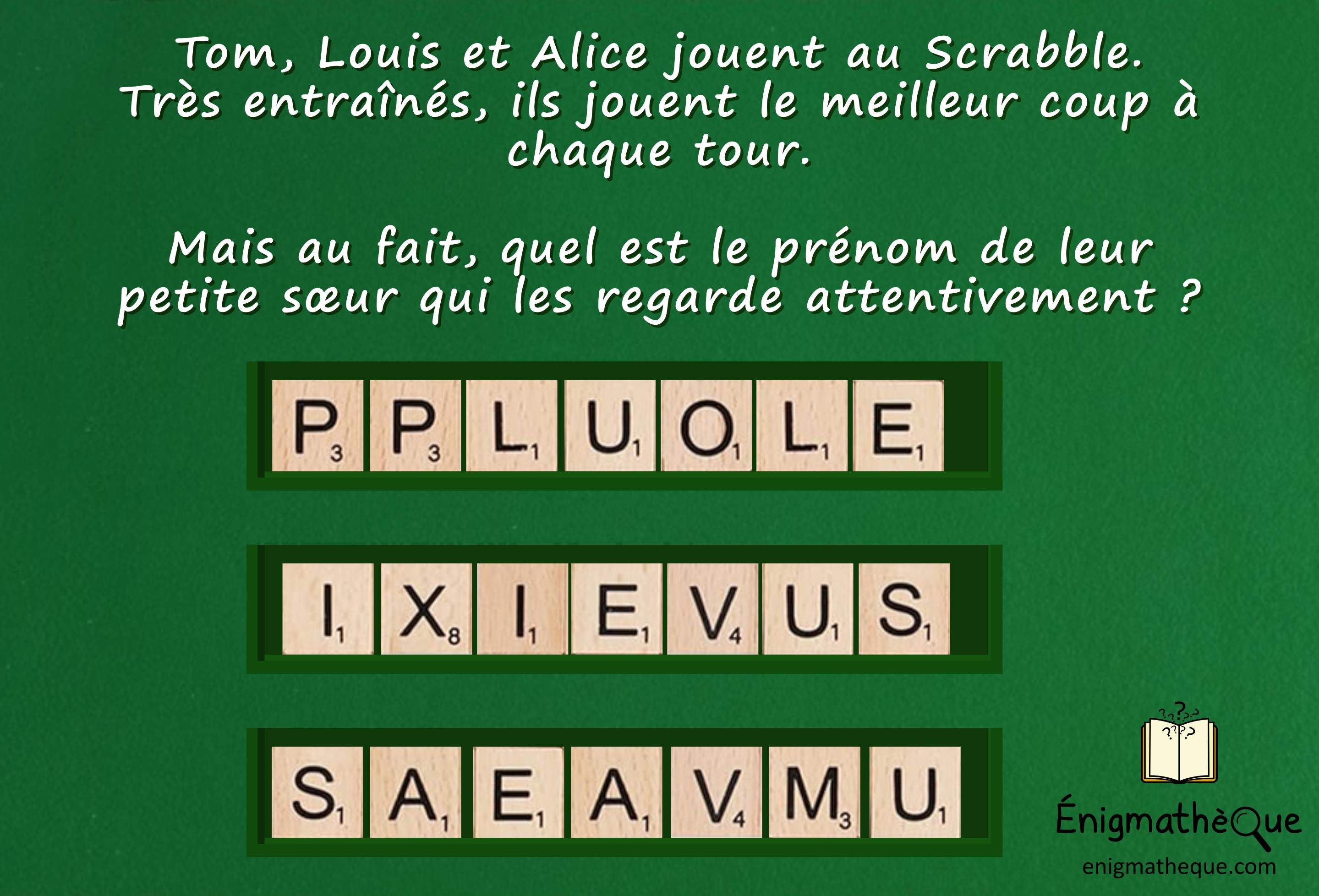 Partie de Scrabble